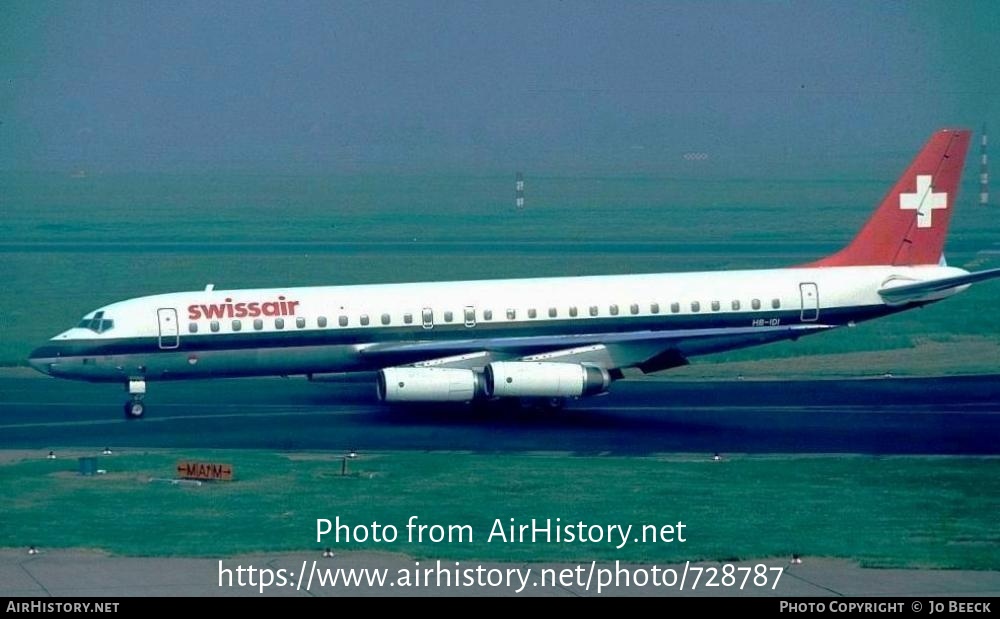 Aircraft Photo of HB-IDI | McDonnell Douglas DC-8-62 | Swissair | AirHistory.net #728787