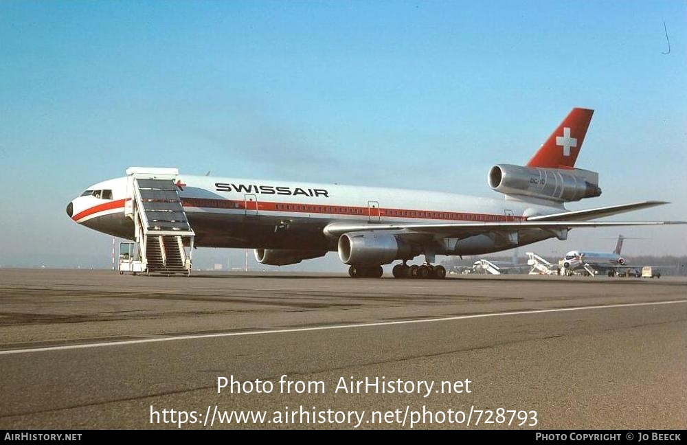 Aircraft Photo of HB-IHD | McDonnell Douglas DC-10-30 | Swissair | AirHistory.net #728793