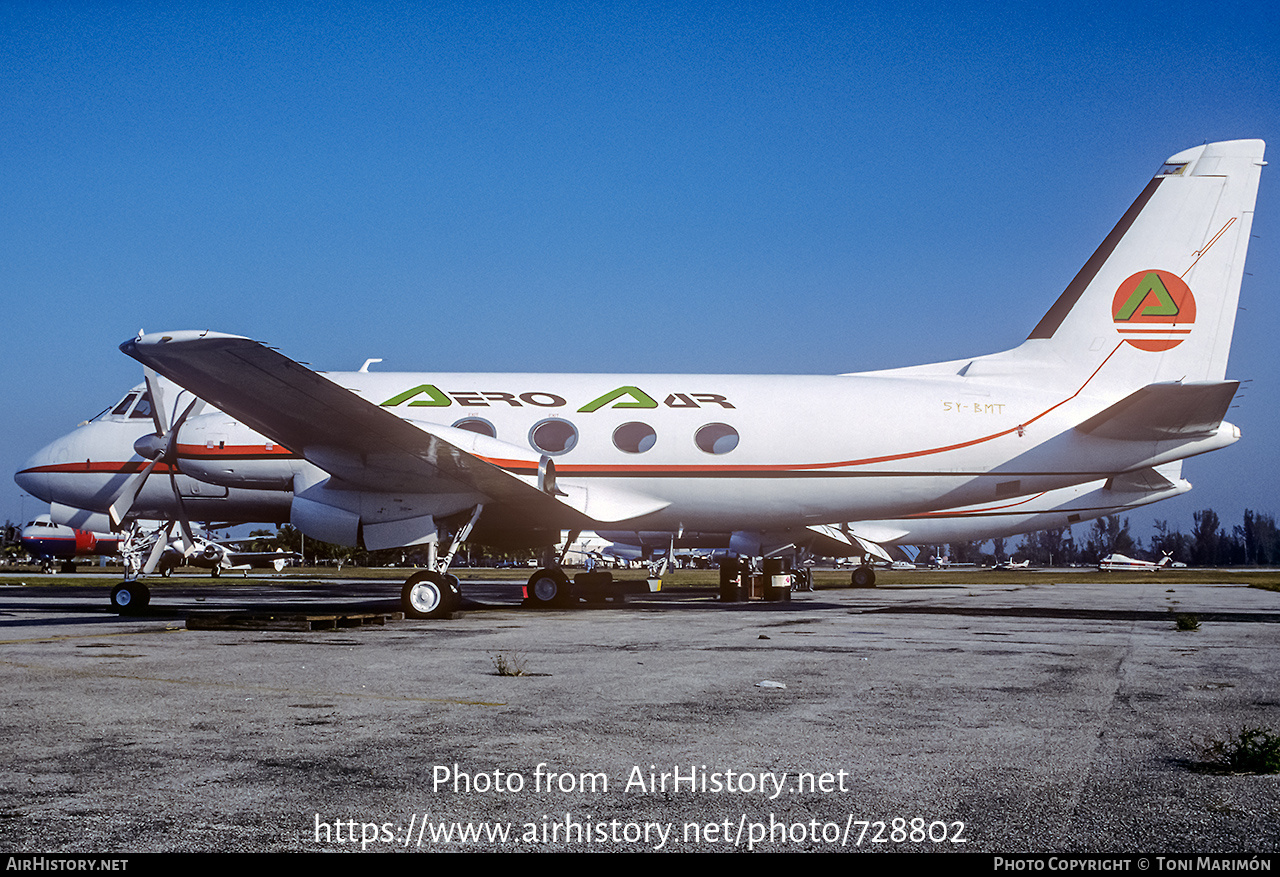 Aircraft Photo of 5Y-BMT | Grumman G-159 Gulfstream I | Aero Par | AirHistory.net #728802