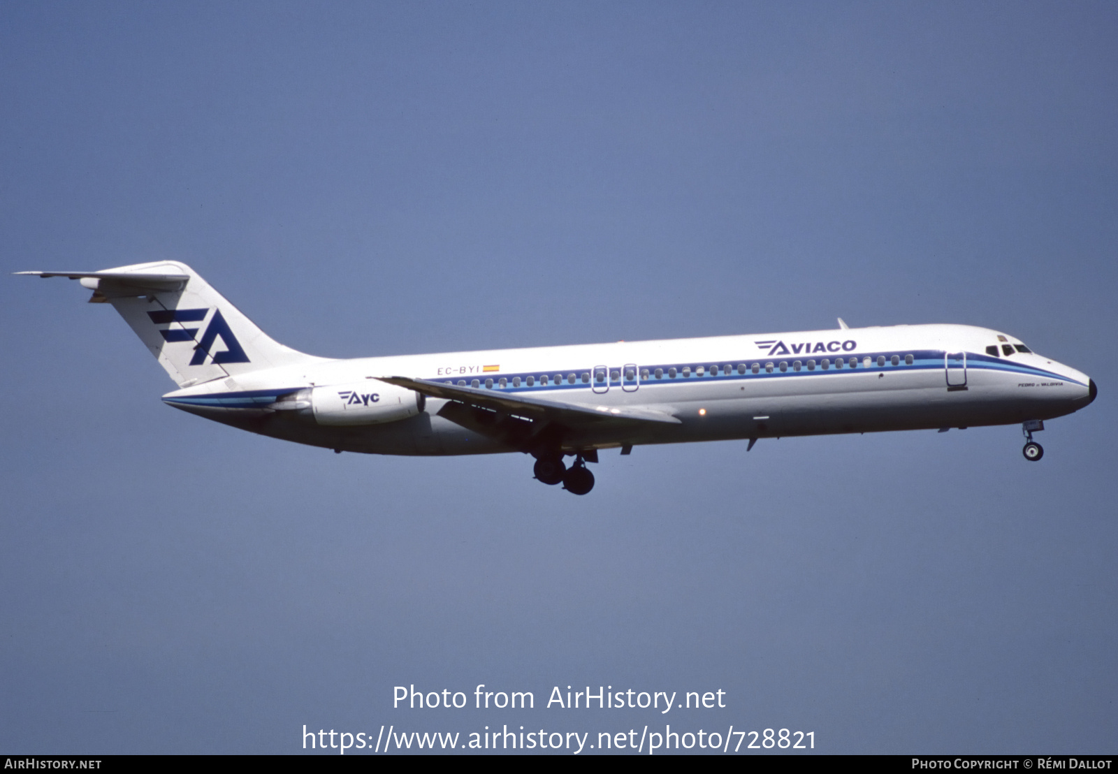 Aircraft Photo of EC-BYI | McDonnell Douglas DC-9-32 | Aviaco | AirHistory.net #728821