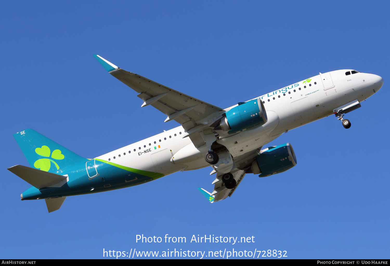 Aircraft Photo of EI-NSE | Airbus A320-251N | Aer Lingus | AirHistory.net #728832