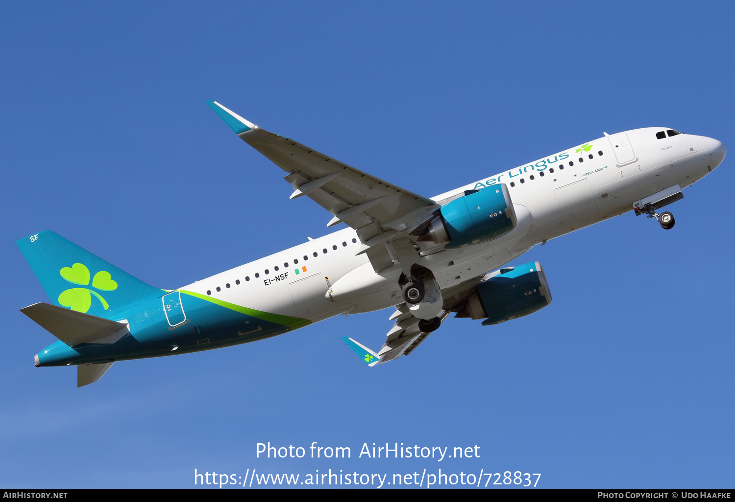 Aircraft Photo of EI-NSF | Airbus A320-251N | Aer Lingus | AirHistory.net #728837