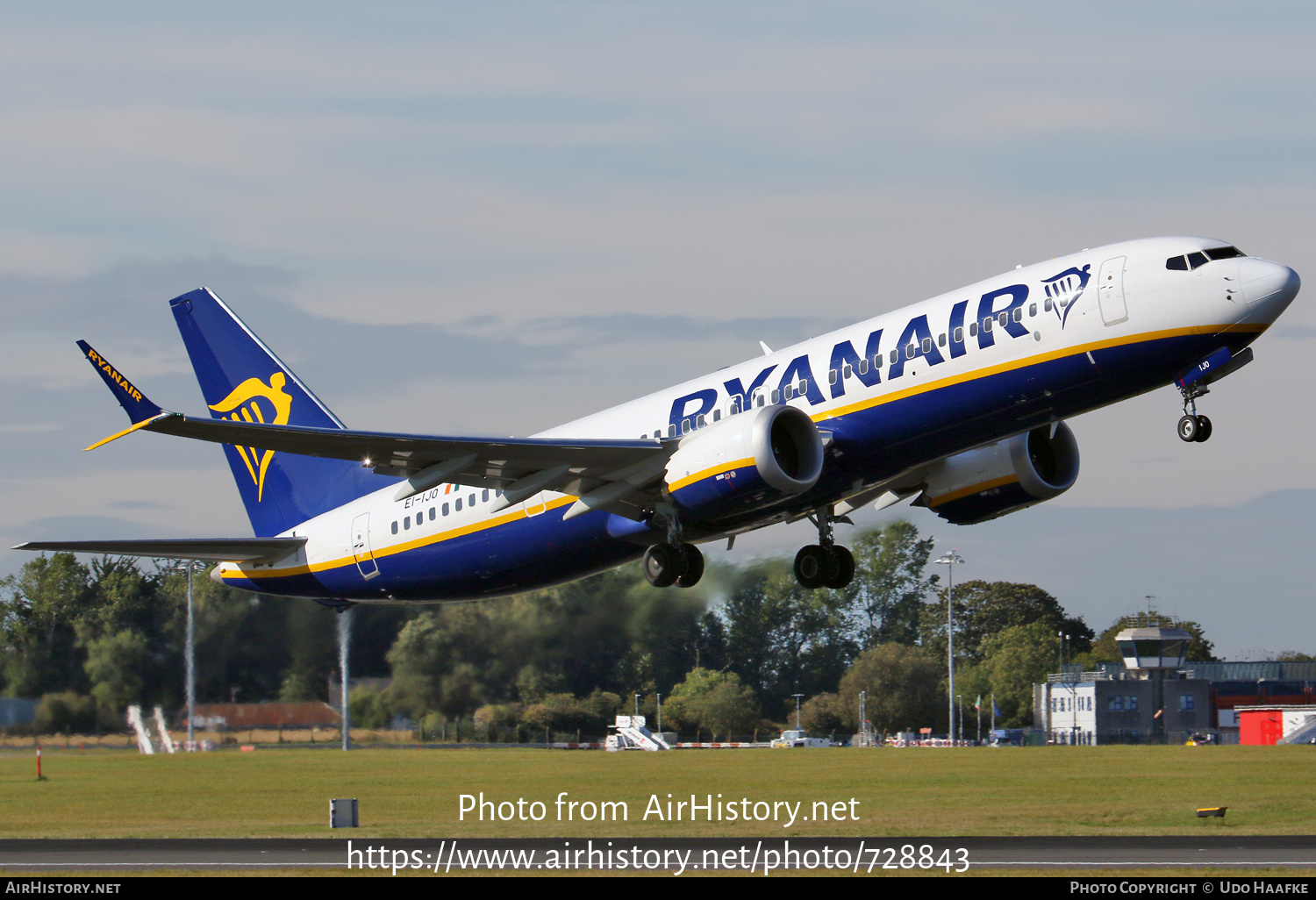 Aircraft Photo of EI-IJO | Boeing 737-8200 Max 200 | Ryanair | AirHistory.net #728843