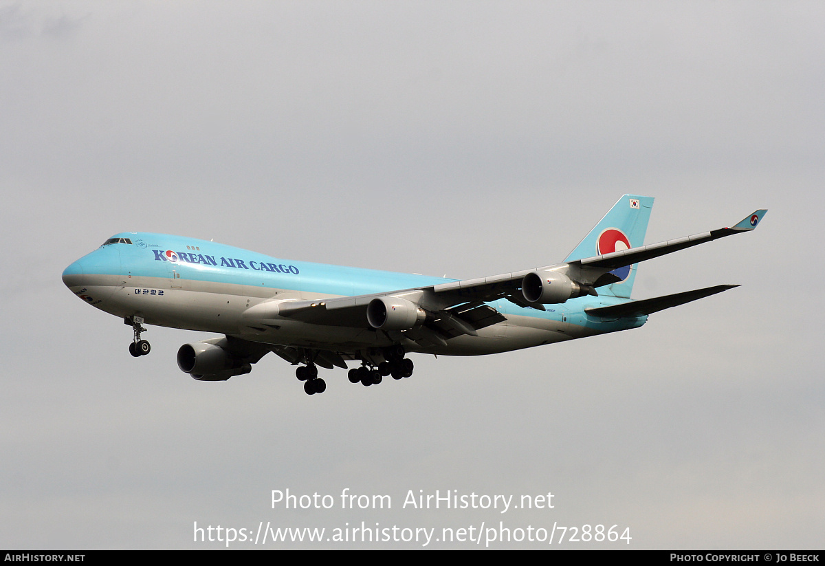 Aircraft Photo of HL7438 | Boeing 747-4B5F/ER/SCD | Korean Air Cargo | AirHistory.net #728864