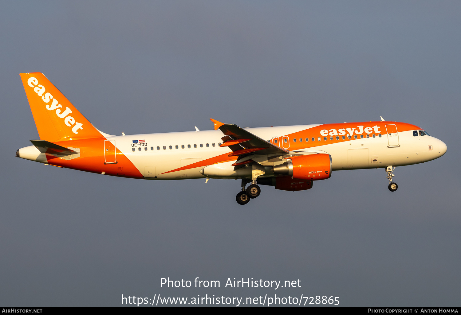 Aircraft Photo of OE-IDD | Airbus A320-214 | EasyJet | AirHistory.net #728865