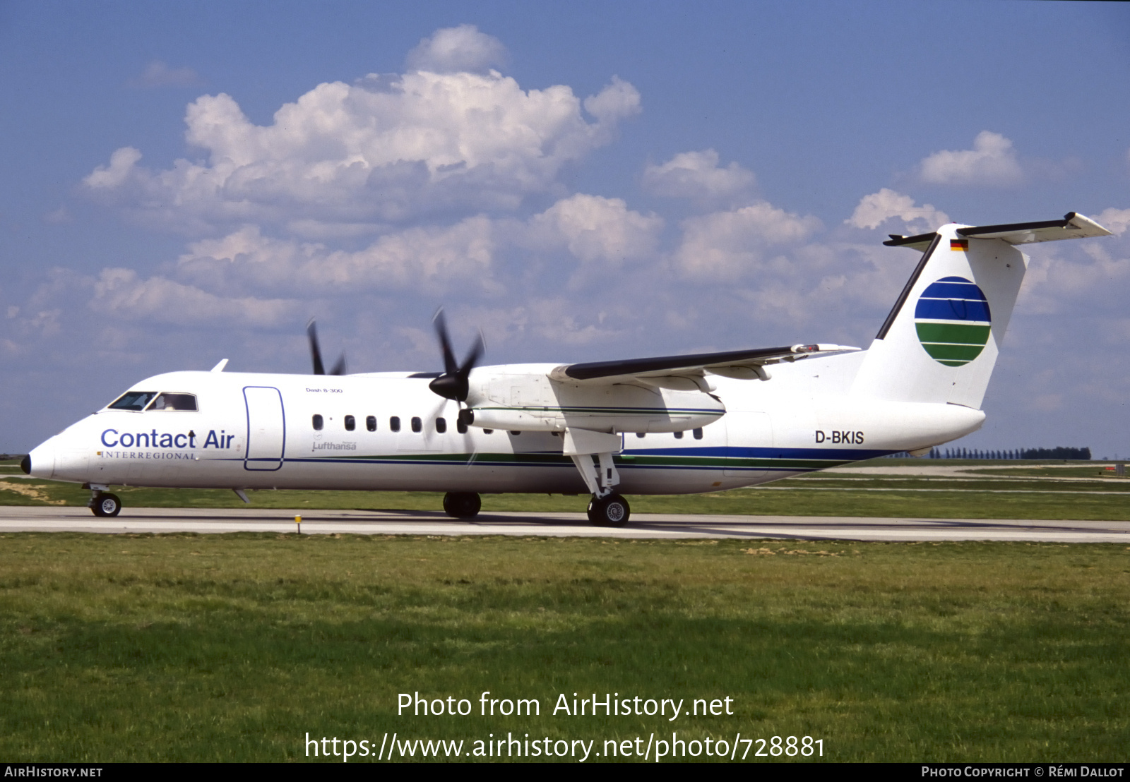 Aircraft Photo of D-BKIS | De Havilland Canada DHC-8-311 Dash 8 | Contact Air Interregional | AirHistory.net #728881