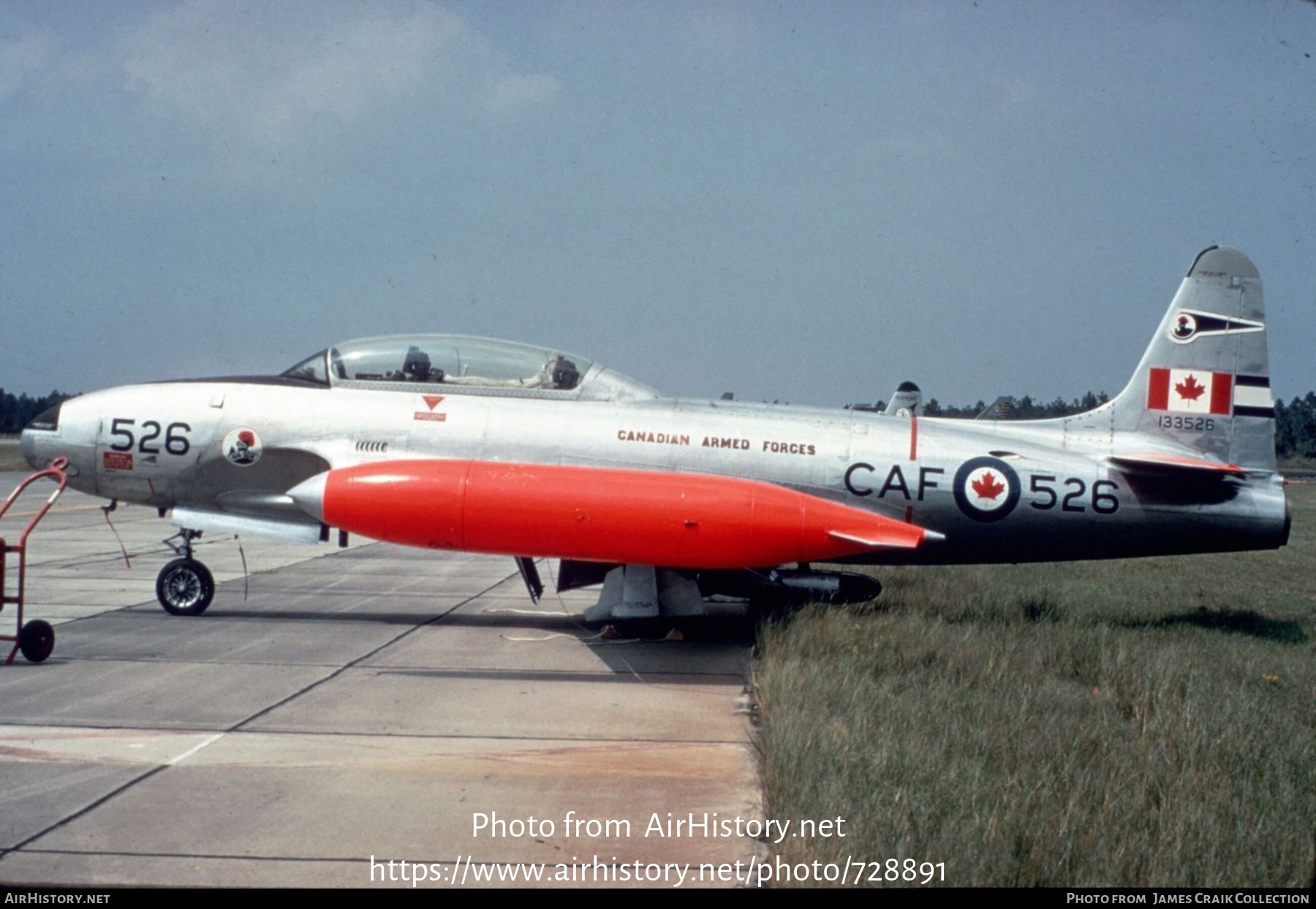 Aircraft Photo of 133526 | Canadair CT-133 Silver Star 3 | Canada - Air Force | AirHistory.net #728891