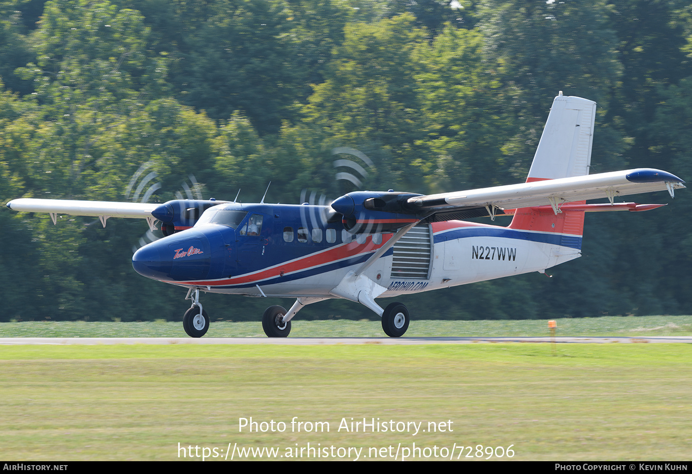 Aircraft Photo of N227WW | De Havilland Canada DHC-6-100 Twin Otter | AerOhio Skydiving | AirHistory.net #728906