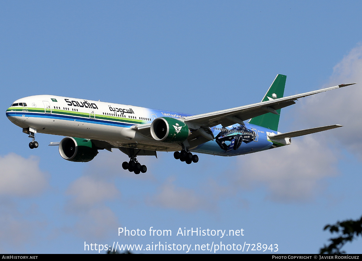 Aircraft Photo of HZ-AK43 | Boeing 777-300/ER | Saudia - Saudi Arabian Airlines | AirHistory.net #728943