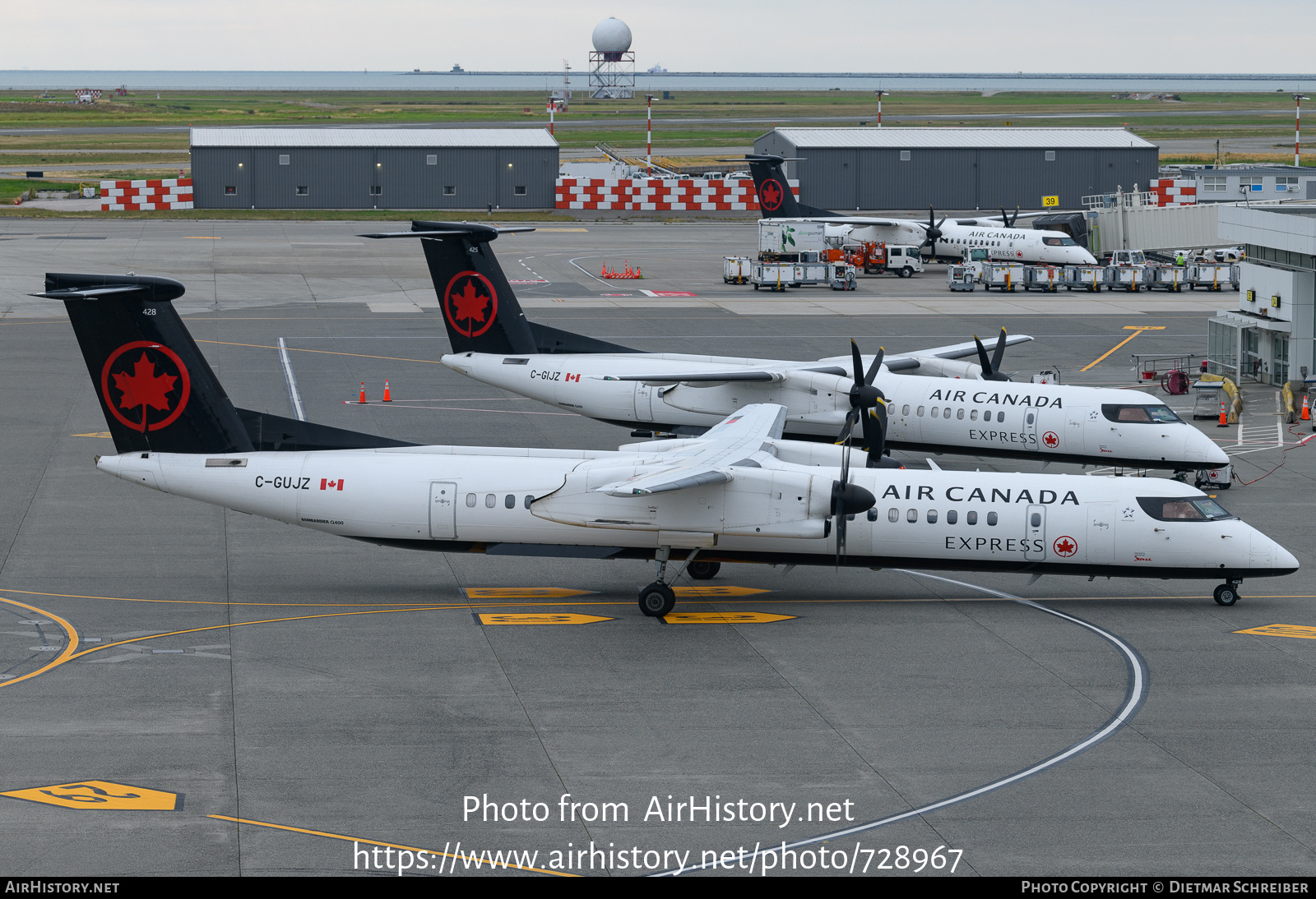 Aircraft Photo of C-GUJZ | Bombardier DHC-8-402 Dash 8 | Air Canada Express | AirHistory.net #728967