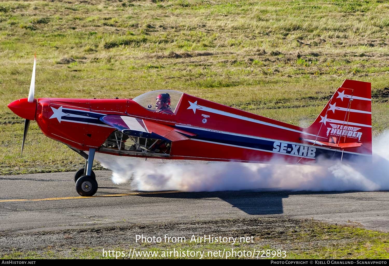 Aircraft Photo of SE-XHB | Stephens Akro Laser Z200 | Team Thunder Aerobatic Display | AirHistory.net #728983