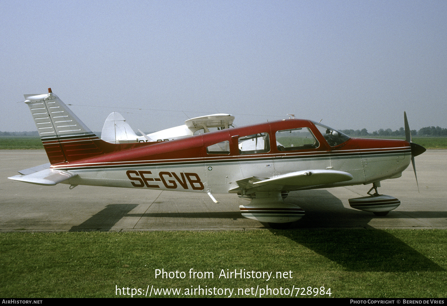 Aircraft Photo of SE-GVB | Piper PA-28-161 Cherokee Warrior II | AirHistory.net #728984