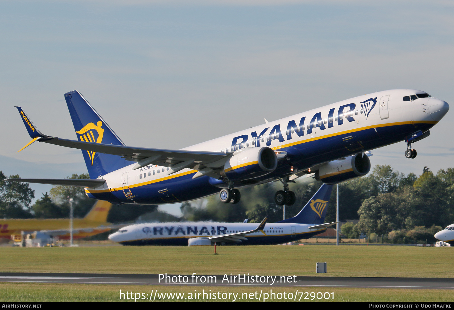 Aircraft Photo of EI-DWK | Boeing 737-8AS | Ryanair | AirHistory.net #729001