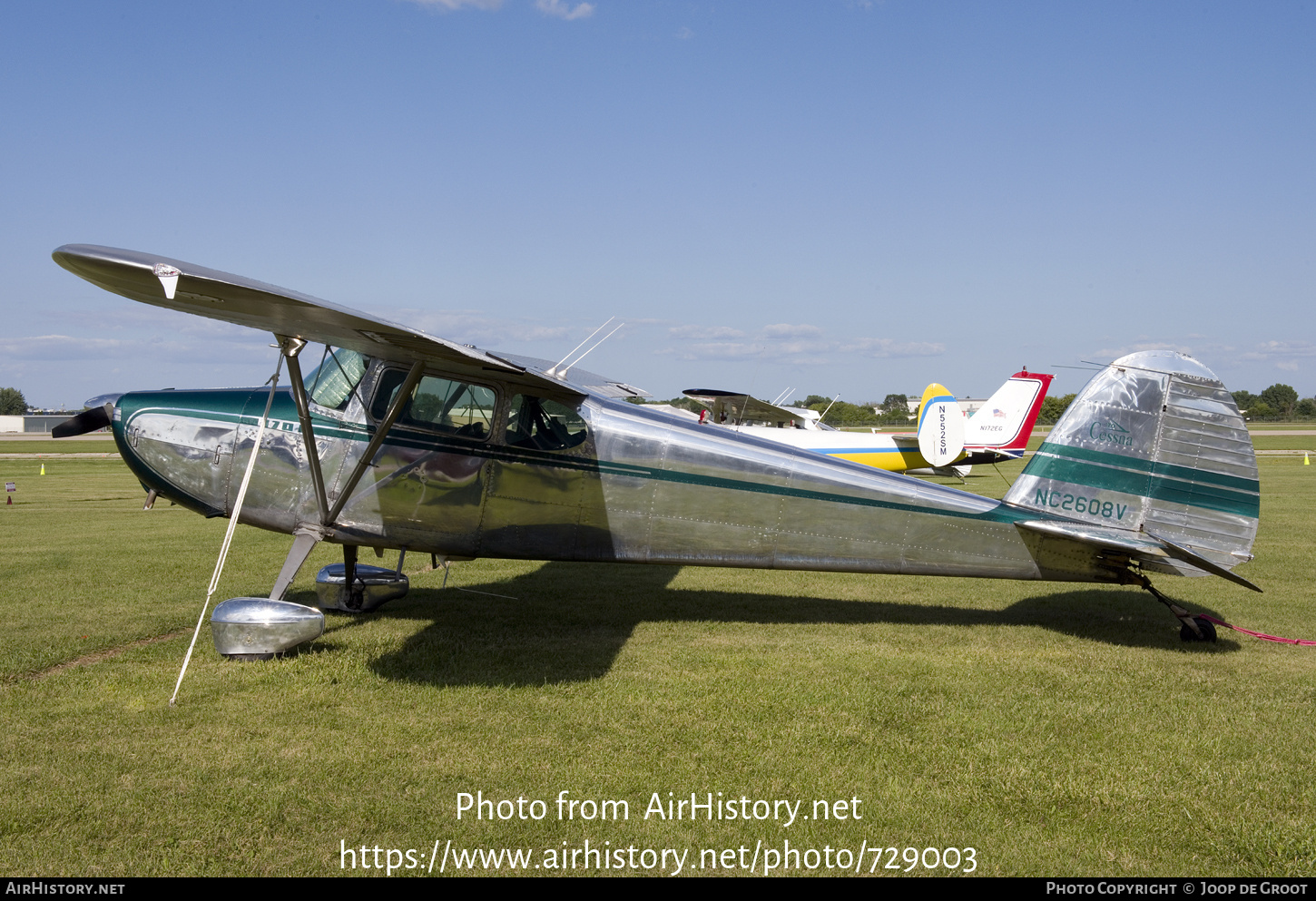 Aircraft Photo of N2608V / NC2608V | Cessna 170 | AirHistory.net #729003