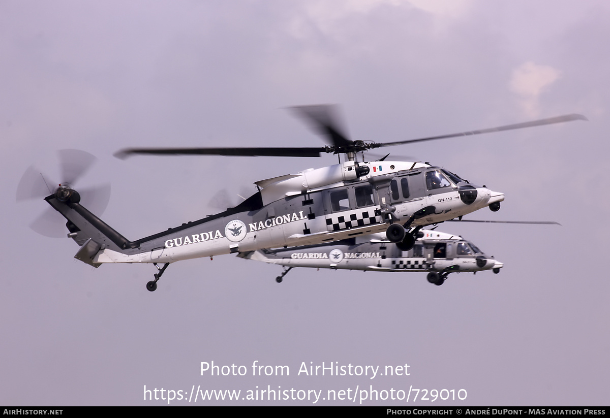 Aircraft Photo of GN-112 | Sikorsky UH-60M Black Hawk (S-70A) | Mexico - Guardia Nacional | AirHistory.net #729010