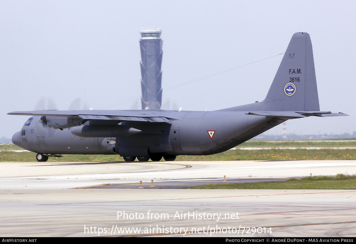 Aircraft Photo of 3616 | Lockheed C-130K Hercules C3 (L-382) | Mexico - Air Force | AirHistory.net #729014