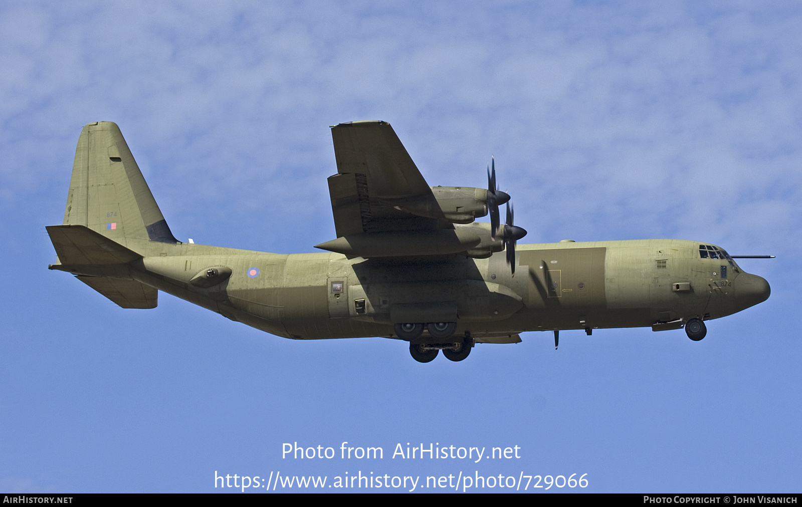 Aircraft Photo of ZH874 | Lockheed Martin C-130J-30 Hercules C4 | UK - Air Force | AirHistory.net #729066