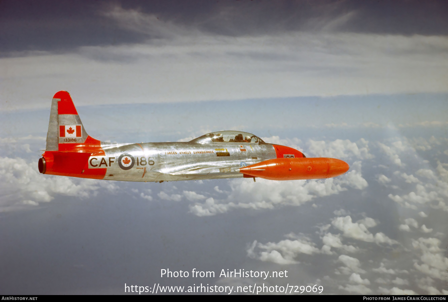 Aircraft Photo of 133186 | Canadair CT-133 Silver Star 3 | Canada - Air Force | AirHistory.net #729069