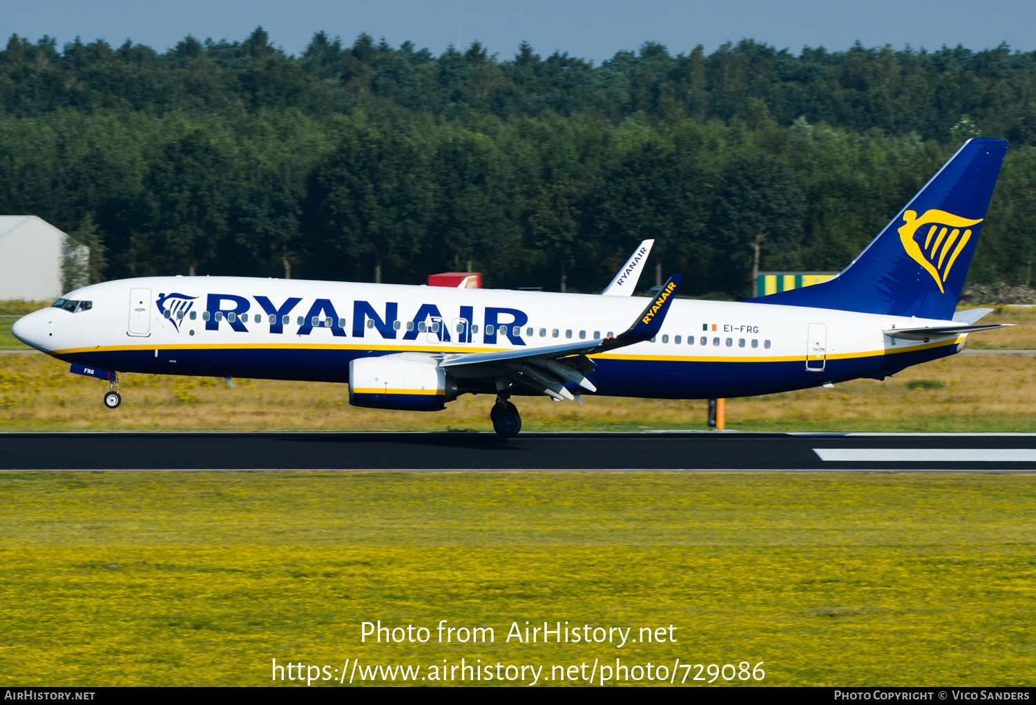 Aircraft Photo of EI-FRG | Boeing 737-8AS | Ryanair | AirHistory.net #729086