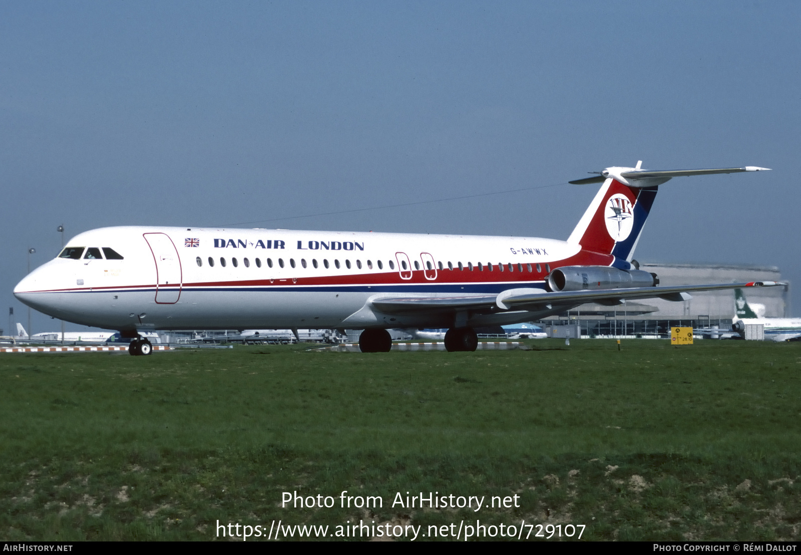 Aircraft Photo of G-AWWX | BAC 111-509EW One-Eleven | Dan-Air London | AirHistory.net #729107