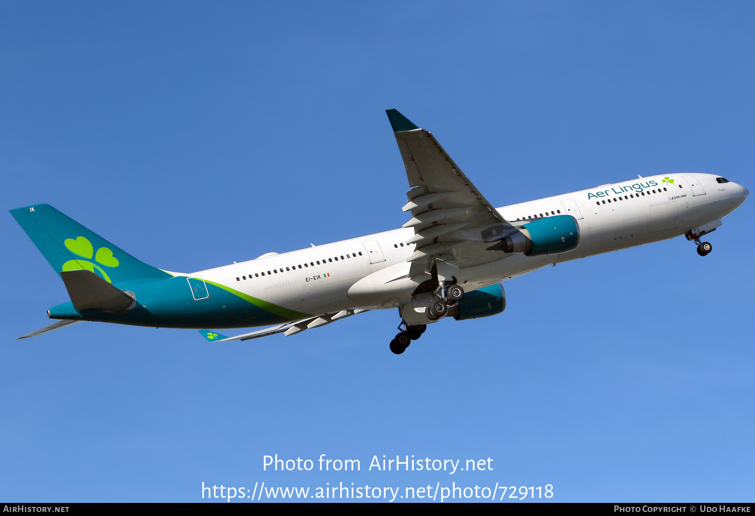 Aircraft Photo of EI-EIK | Airbus A330-302 | Aer Lingus | AirHistory.net #729118