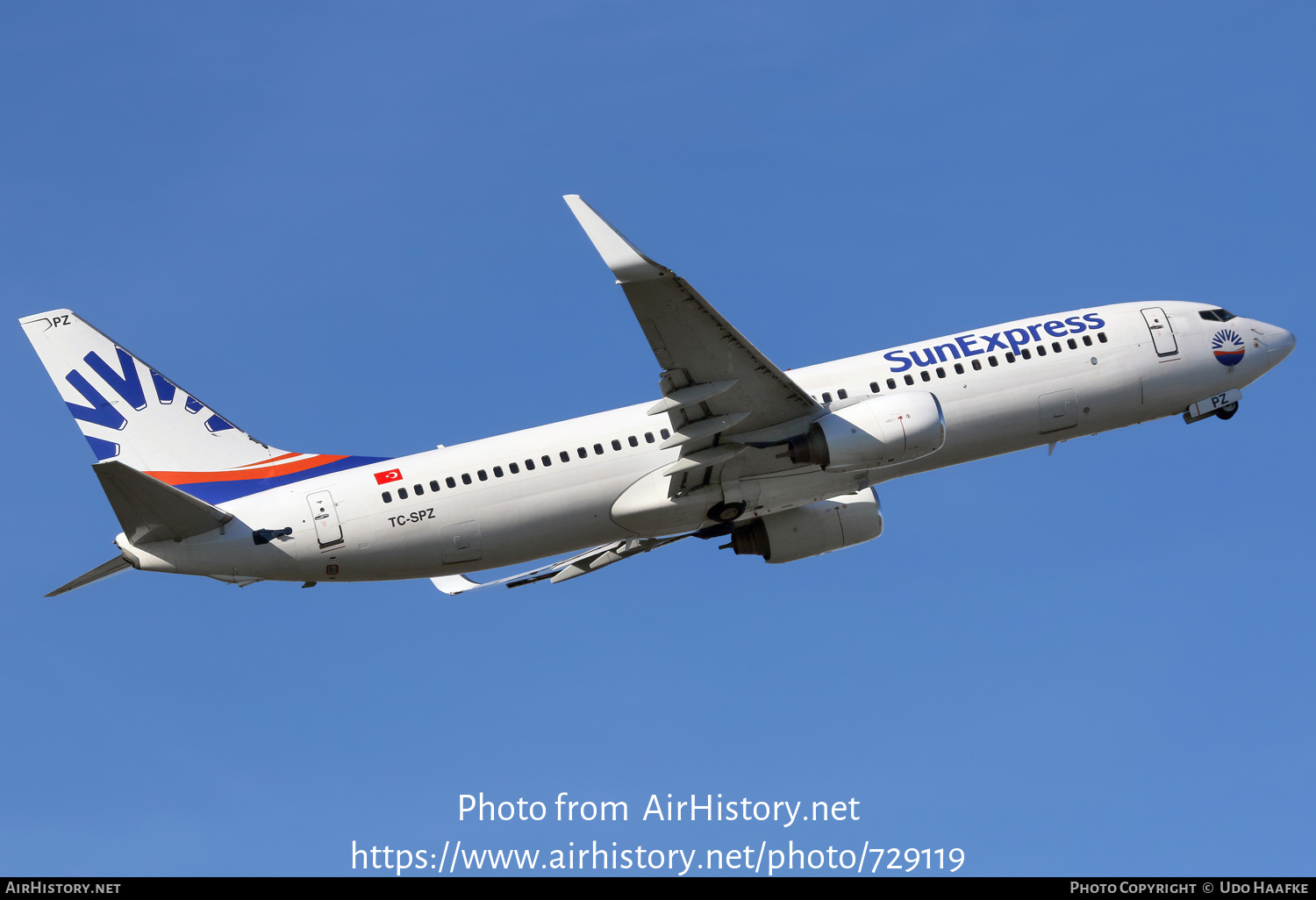 Aircraft Photo of TC-SPZ | Boeing 737-8FZ | SunExpress | AirHistory.net #729119