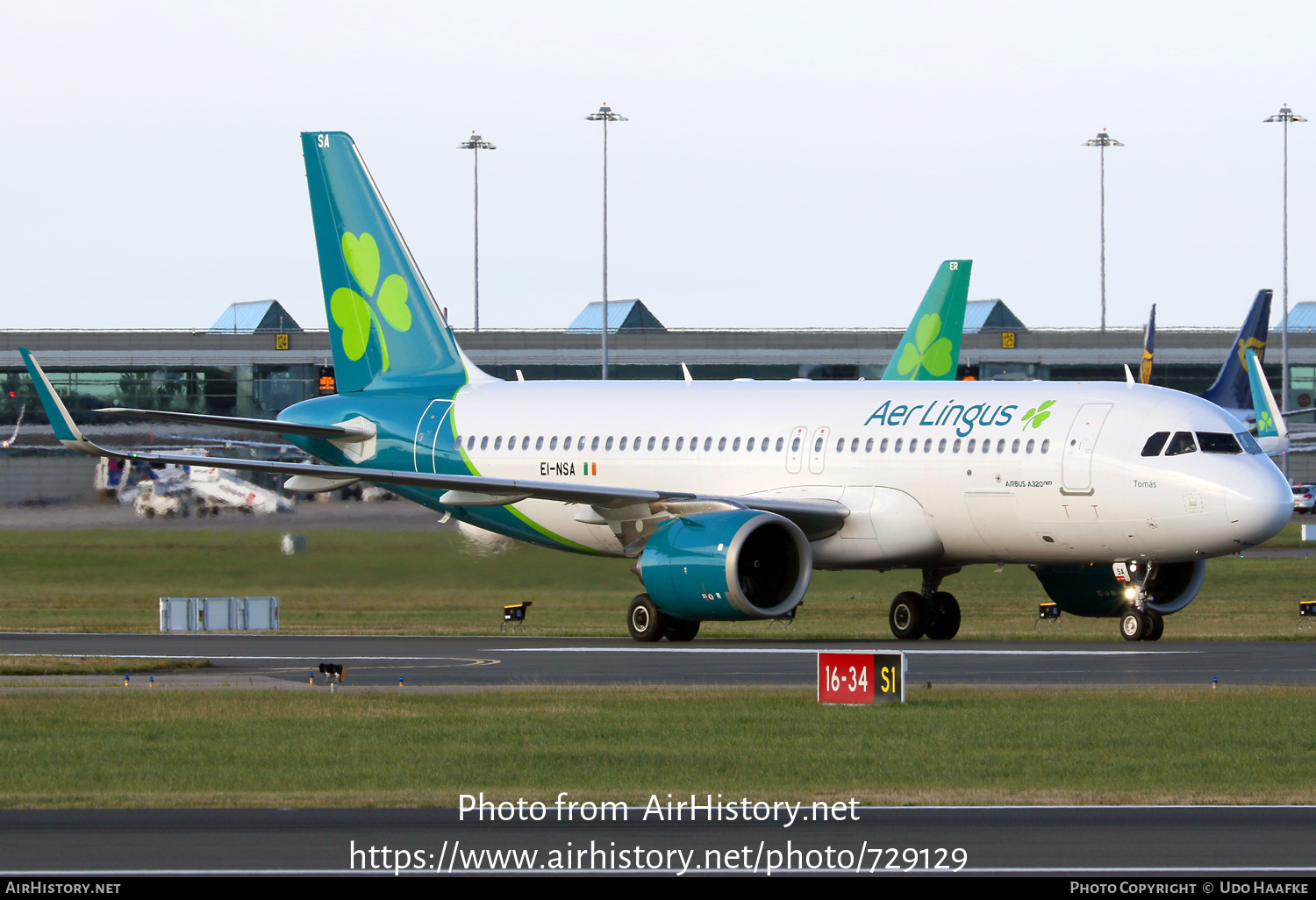 Aircraft Photo of EI-NSA | Airbus A320-251N | Aer Lingus | AirHistory.net #729129