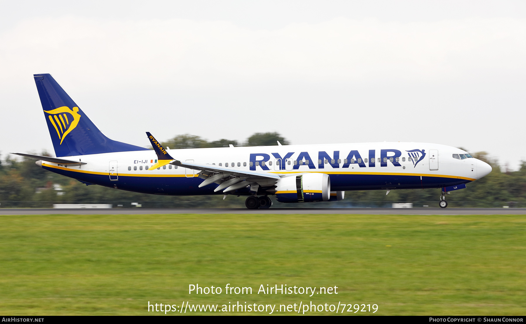 Aircraft Photo of EI-IJI | Boeing 737-8200 Max 200 | Ryanair | AirHistory.net #729219