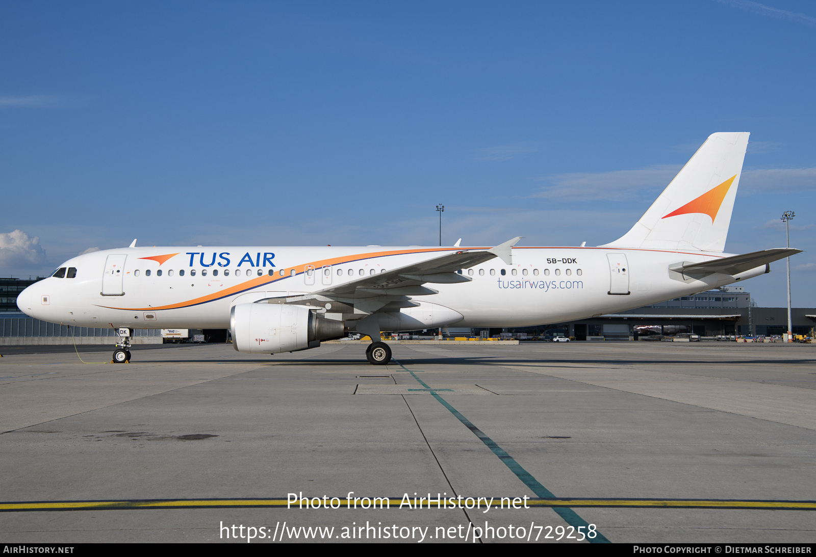 Aircraft Photo of 5B-DDK | Airbus A320-214 | Tus Airways | AirHistory.net #729258