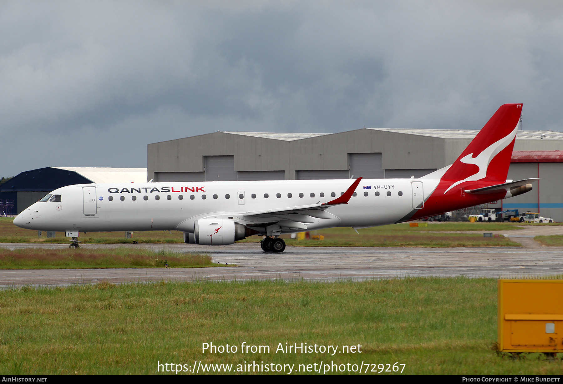 Aircraft Photo of VH-UYY | Embraer 190AR (ERJ-190-100IGW) | QantasLink | AirHistory.net #729267