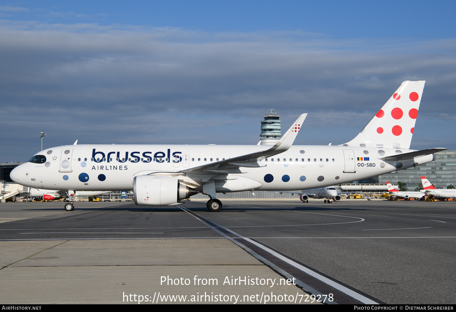 Aircraft Photo of OO-SBD | Airbus A320-251N | Brussels Airlines | AirHistory.net #729278