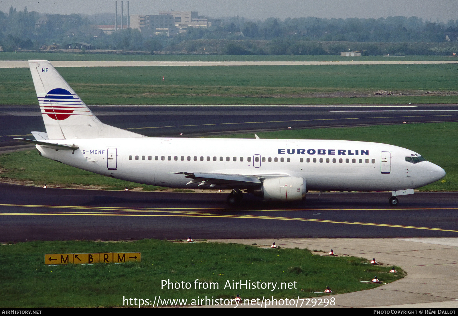 Aircraft Photo of G-MONF | Boeing 737-3Y0 | Euroberlin | AirHistory.net #729298