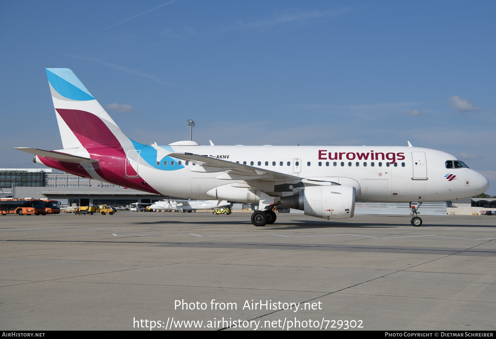 Aircraft Photo of D-AKNV | Airbus A319-112 | Eurowings | AirHistory.net #729302