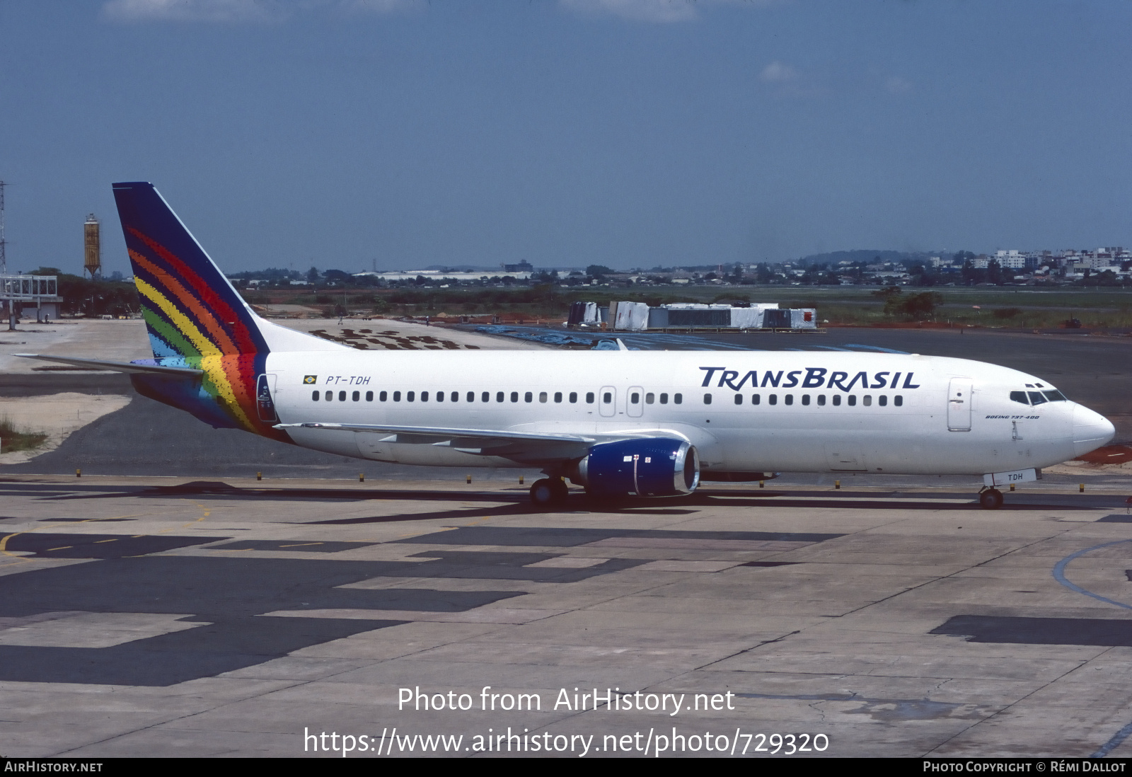 Aircraft Photo of PT-TDH | Boeing 737-46B | TransBrasil | AirHistory.net #729320