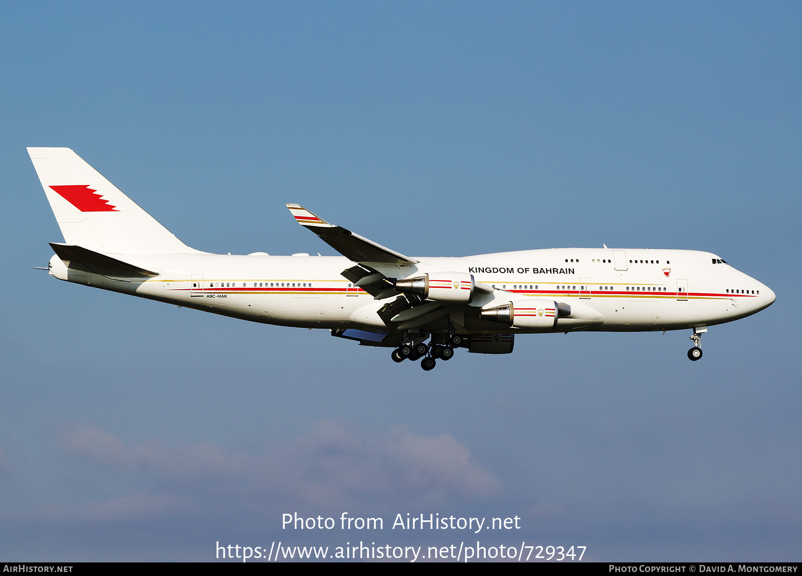 Aircraft Photo of A9C-HAK | Boeing 747-4F6 | Bahrain Amiri Flight | AirHistory.net #729347