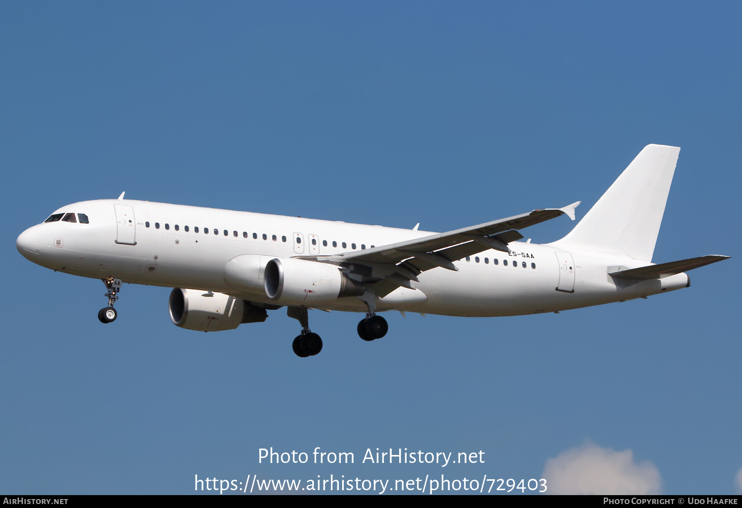 Aircraft Photo of ES-SAA | Airbus A320-214 | AirHistory.net #729403