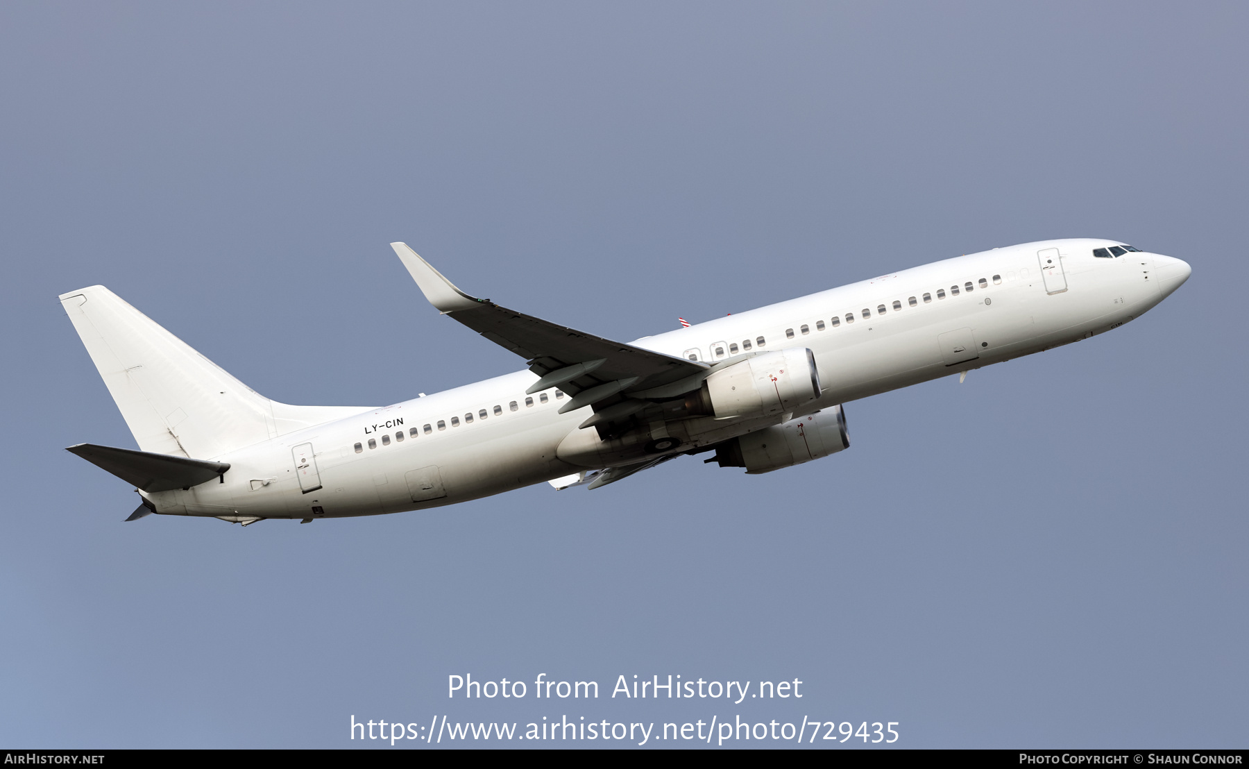 Aircraft Photo of LY-CIN | Boeing 737-83N | AirHistory.net #729435