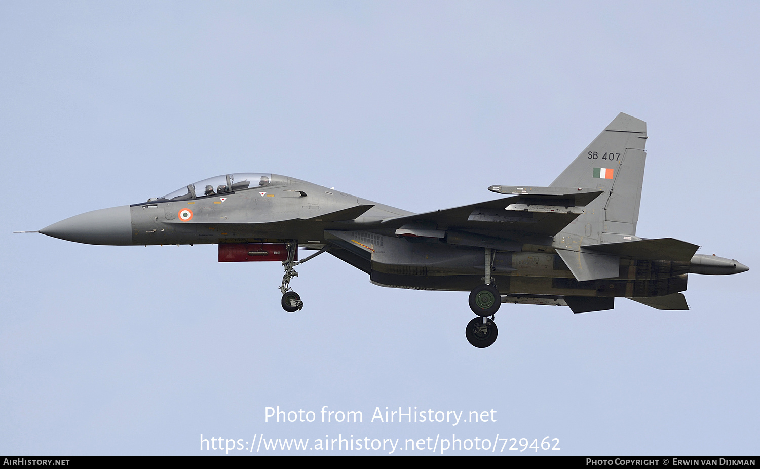 Aircraft Photo of SB-407 | Sukhoi Su-30MKI-3 | India - Air Force | AirHistory.net #729462