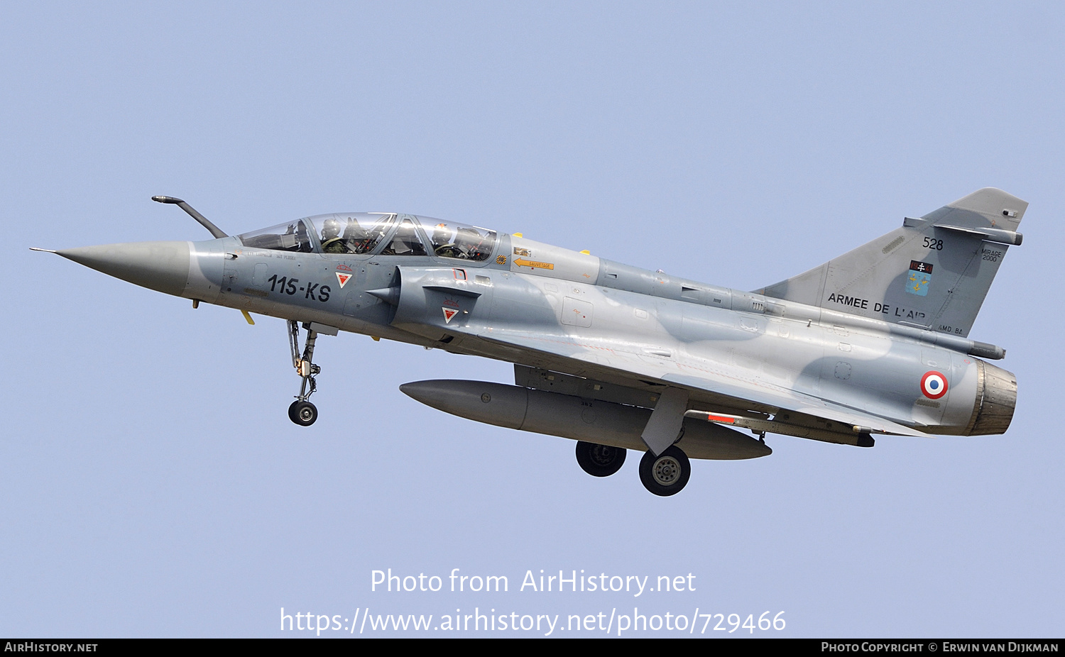 Aircraft Photo of 528 | Dassault Mirage 2000B | France - Air Force | AirHistory.net #729466