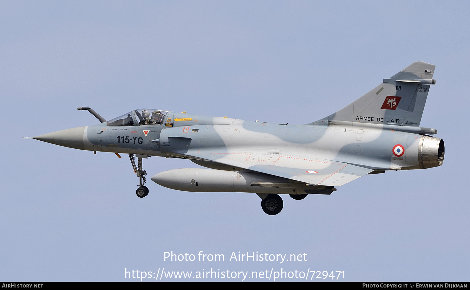 Aircraft Photo of 118 | Dassault Mirage 2000C | France - Air Force | AirHistory.net #729471