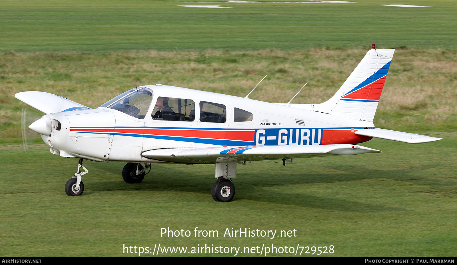 Aircraft Photo of G-GURU | Piper PA-28-161 Cherokee Warrior II | AirHistory.net #729528