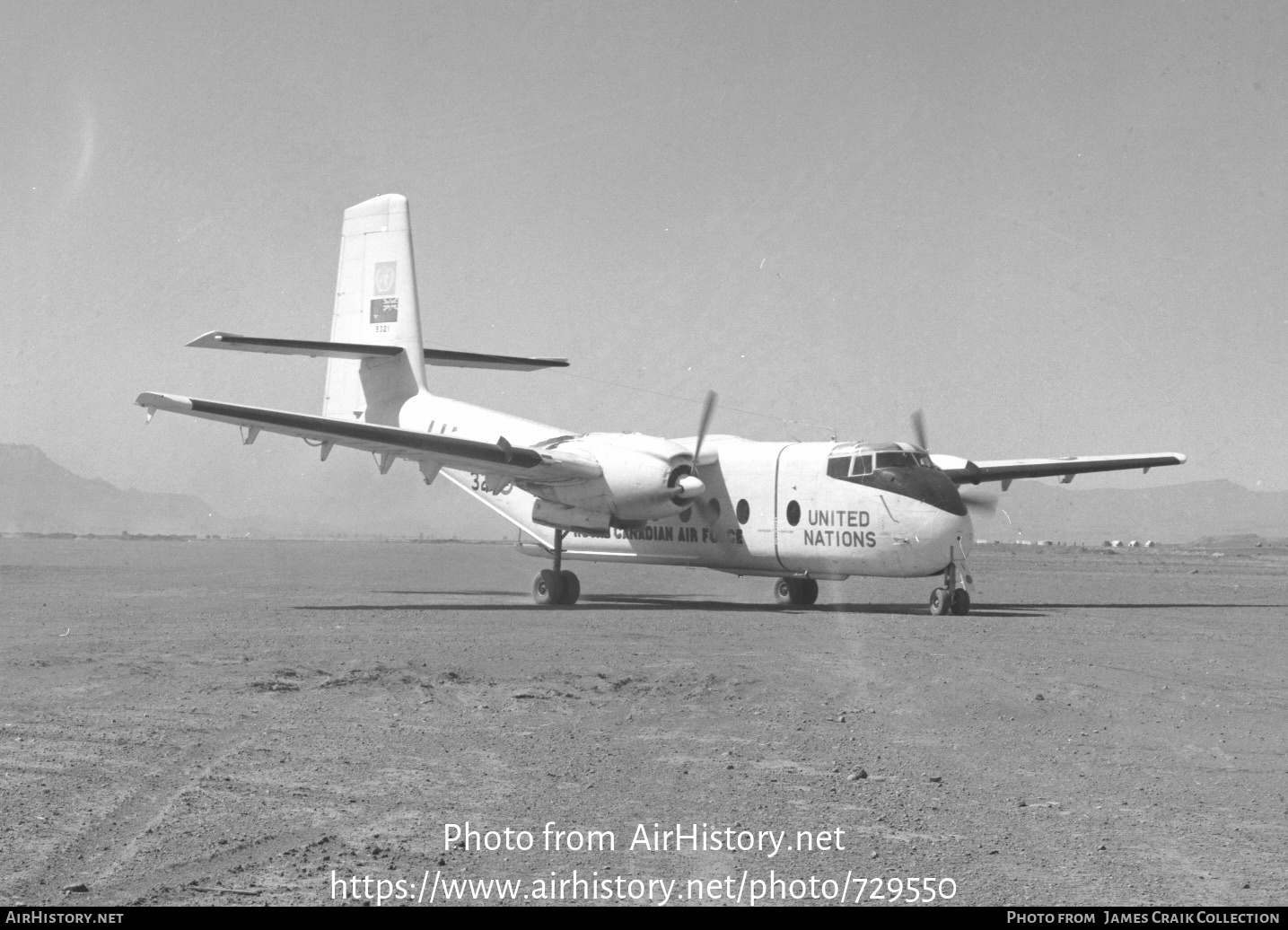 Aircraft Photo of 5320 | De Havilland Canada CC-108 Caribou 1A | United Nations | AirHistory.net #729550