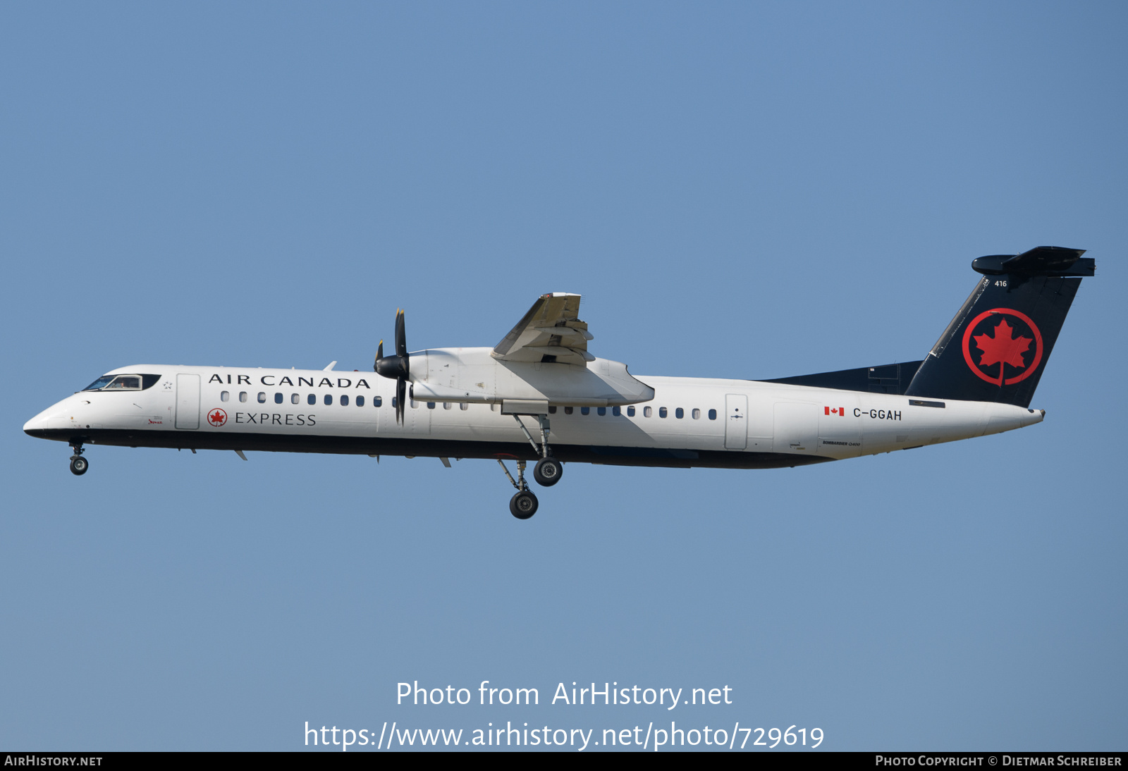 Aircraft Photo of C-GGAH | Bombardier DHC-8-402 Dash 8 | Air Canada Express | AirHistory.net #729619