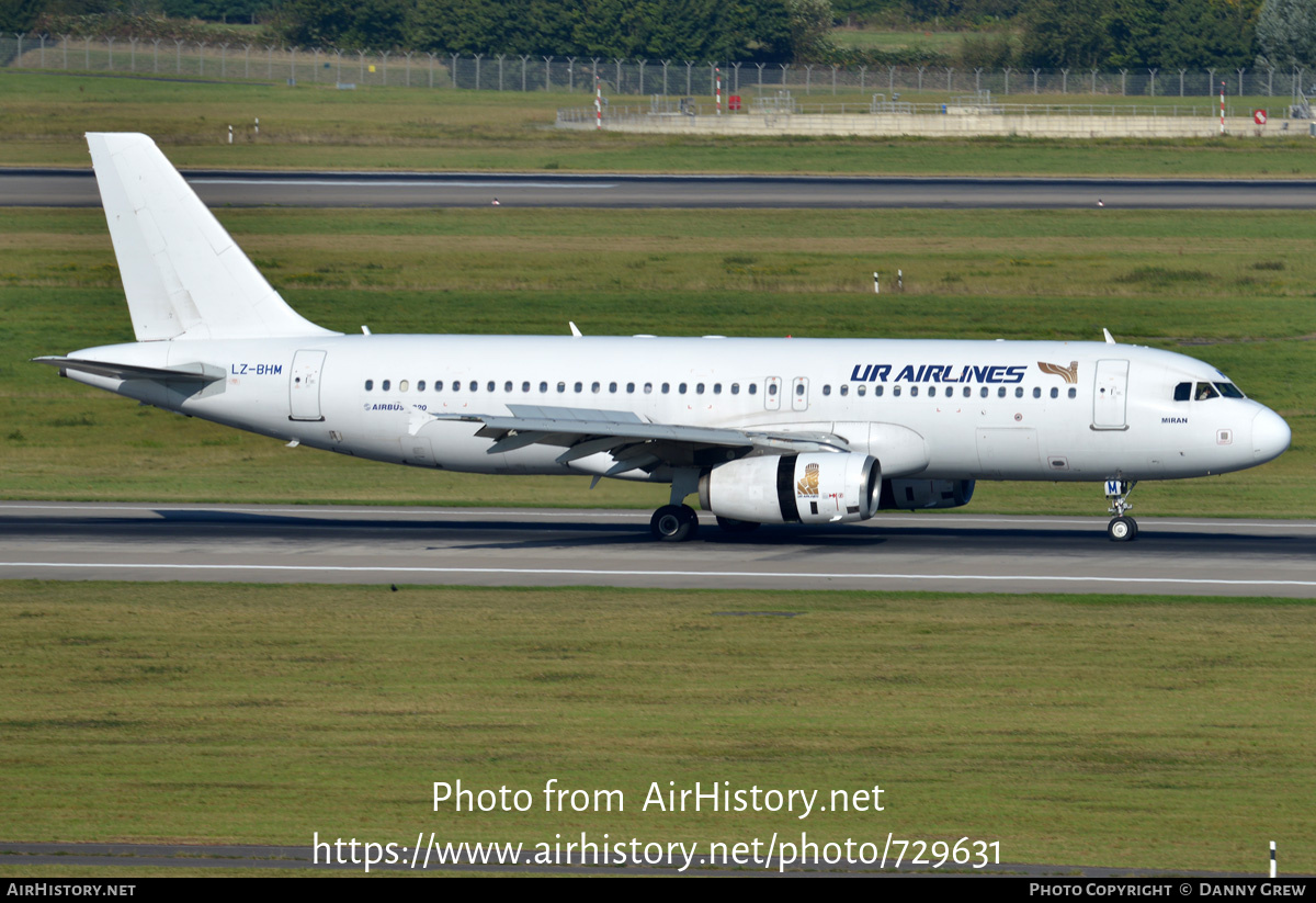 Aircraft Photo of LZ-BHM | Airbus A320-232 | UR Airlines | AirHistory.net #729631