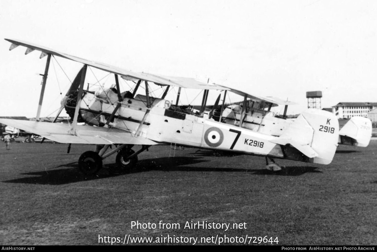 Aircraft Photo of K2918 | Vickers 132 Vildebeest II | UK - Air Force | AirHistory.net #729644