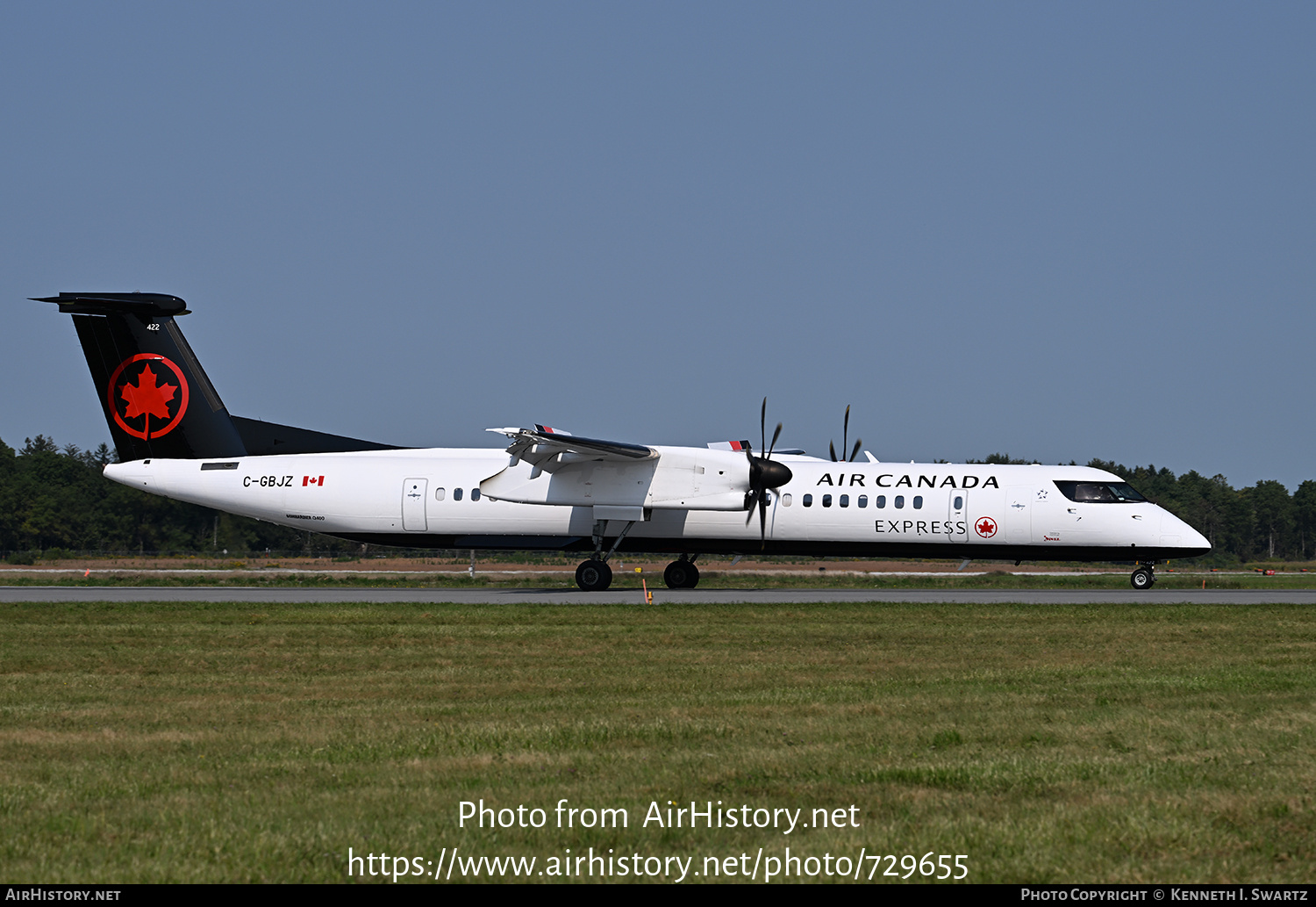 Aircraft Photo of C-GBJZ | Bombardier DHC-8-402 Dash 8 | Air Canada Express | AirHistory.net #729655