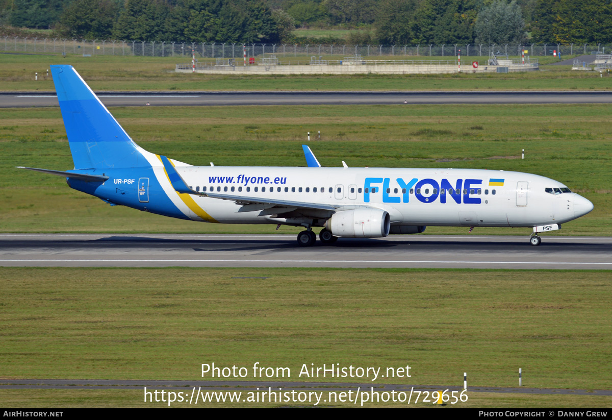 Aircraft Photo of UR-PSF | Boeing 737-84R | FlyOne | AirHistory.net #729656