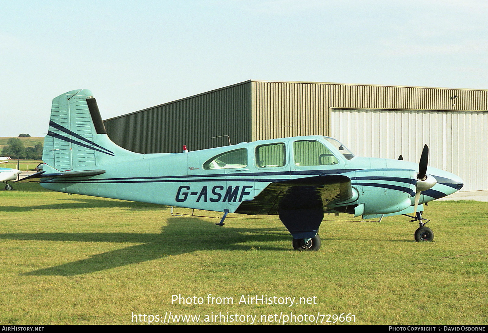 Aircraft Photo of G-ASMF | Beech D95A Travel Air | AirHistory.net #729661