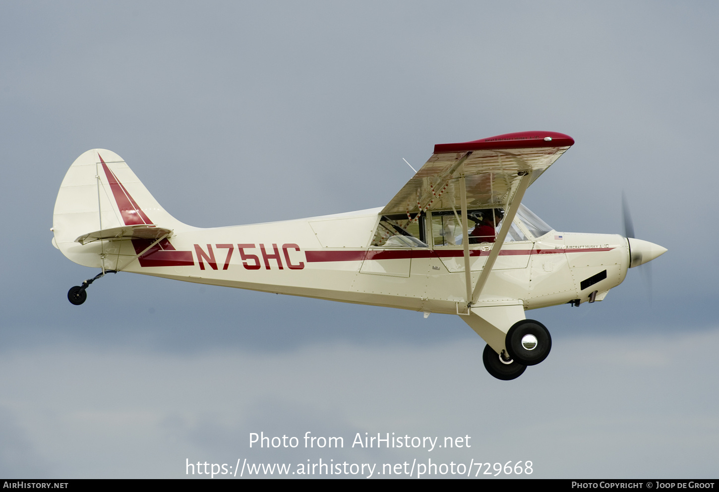 Aircraft Photo of N75HC | Aviat A-1C-180 Husky | AirHistory.net #729668