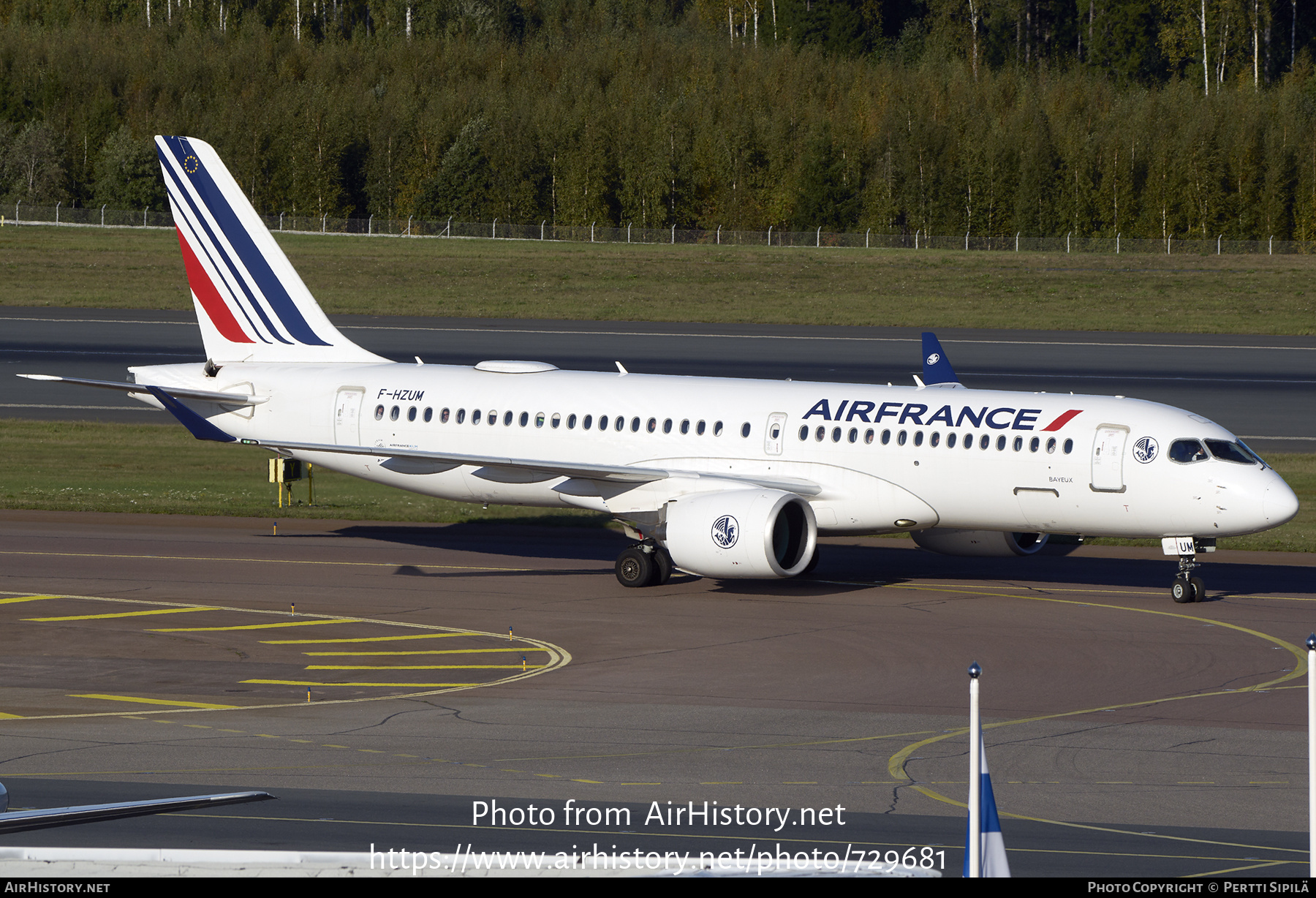 Aircraft Photo of F-HZUM | Airbus A220-371 (BD-500-1A11) | Air France | AirHistory.net #729681